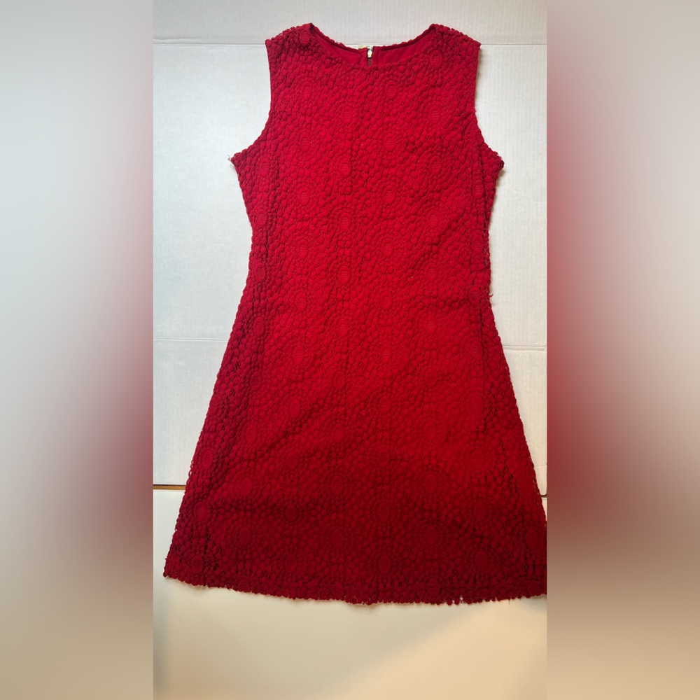 Women’s red lace dress